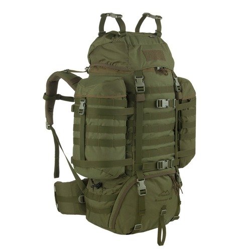WISPORT - Plecak wojskowy Raccoon - 65L - Olive Green - Górskie (powyżej 60 l)