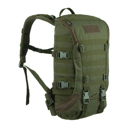 WISPORT - Plecak wojskowy ZipperFox - 25L - Olive Green - EDC, jednodniowe (do 25 l)