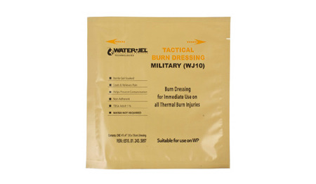 Water-Jel - Sterylny opatrunek na oparzenia Tactical Burn Dressing Military - 10 x 10 cm - WJ10-HA - Apteczki pierwszej pomocy