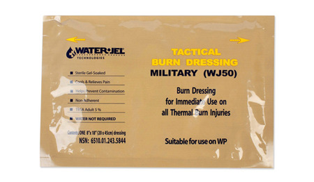Water-Jel - Sterylny opatrunek na oparzenia Tactical Burn Dressing Military - 20 x 45 cm - WJ50-HA