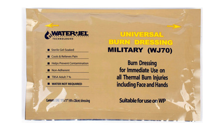 Water-Jel - Sterylny opatrunek na oparzenia Tactical Burn Dressing Military - 49 x 28 cm - WJ70HA - Apteczki pierwszej pomocy