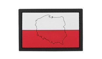 101 Інкорпорейтед. - 3D нашивка - Прапор Польщі з контуром - 444130-7173