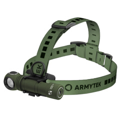 Armytek - Налобний ліхтар Wizard C2 Pro - Магнітний зарядний пристрій - 2500 лм - 18650 - оливковий - F08701CO