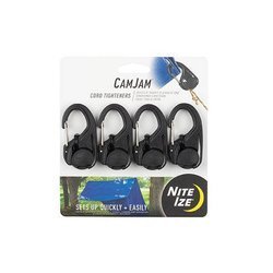 Nite Ize - Регульована кемпінгова пряжка CamJam® Cord Tightener - 4 штуки - NCJ-01-4R3