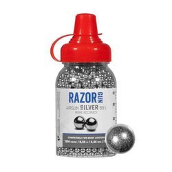 RazorGun - Срібні кулі - 4,46 мм - 1500 шт - срібні - 337-001