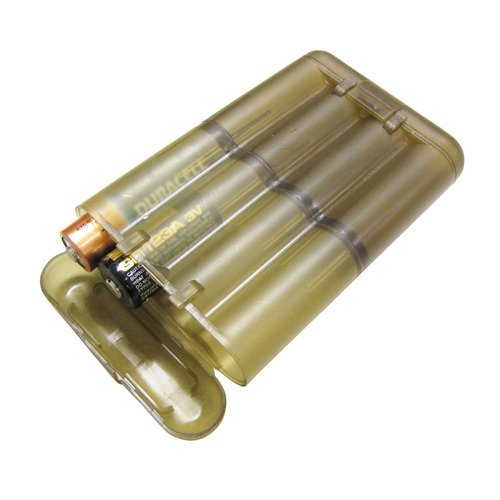 Condor - Коробка для батарейок AA / AAA / CR2 / CR123 - Tan / Brown - US1017-008 - Ідея подарунка до 50 зл