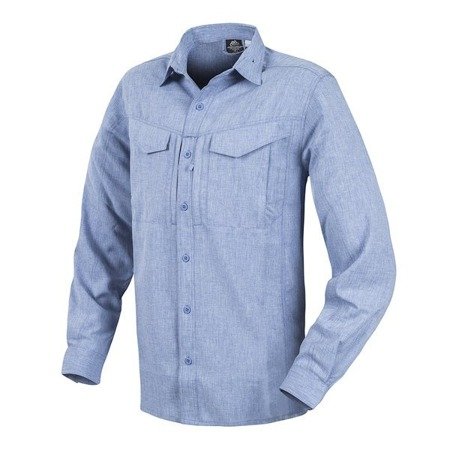 Helikon - Сорочка для джентльменів Defender Mk2 Gentleman Shirt® - меланж світло-блакитна - KO-DGM-PO-6520Z - Сорочки