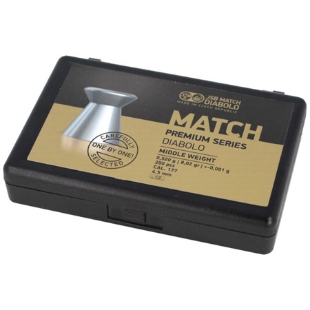 JSB - Дробові кулі Match Premium Middle - 4,51 мм - 200 шт. - 1016-200 - Кулі пневматичні