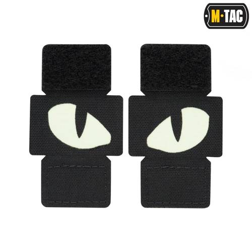 M-Tac - Світловідбиваючі нашивки Tiger Eyes Laser Cut - пара - чорний - 51140002 - Інше