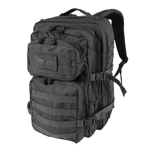 Mil-Tec - Рюкзак Large Assault Pack - Чорний- 14002202 - Екскурсійні, патрульні (26-40 л)