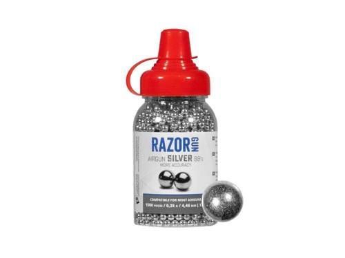 RazorGun - Срібні кулі - 4,46 мм - 1500 шт - срібні - 337-001 - BB (круглі)