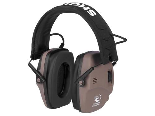 RealHunter - Активні протишумові навушники ProSHOT BT - коричневі - 258-051 - Ідея подарунка до 300 зл