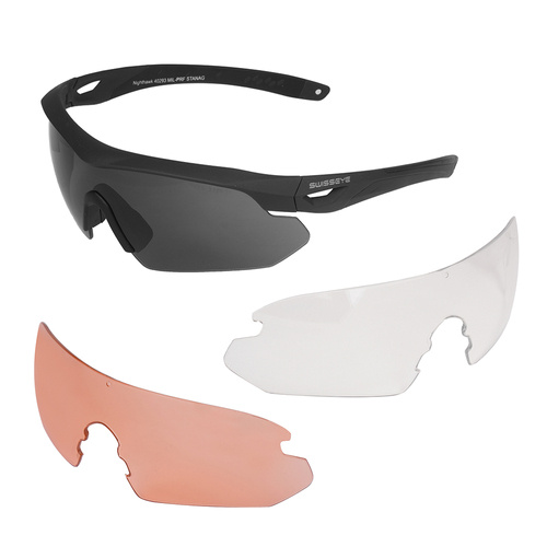 Swiss Eye - Nighthawk стрілецькі окуляри зі змінними козирками - 40291  -  Сонцезахисні окуляри