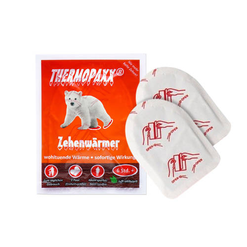 Thermopaxx - Хімічна грілка для ніг Toe Warmer - 6 год - 2 шт. - Грілки для рук
